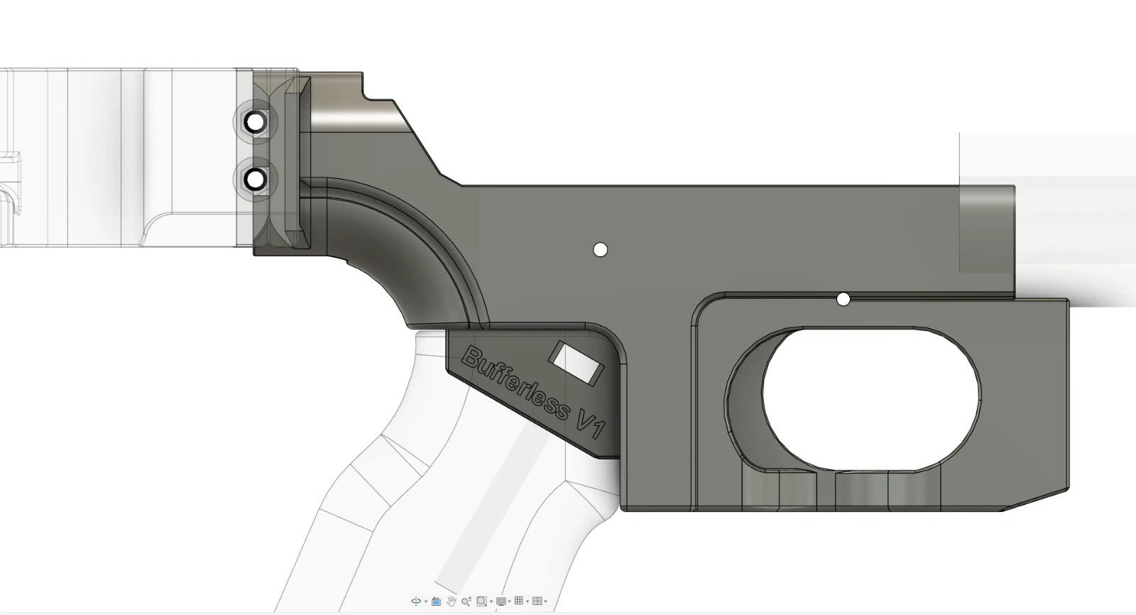 Umarex Notos Replacement Lower - Picatinny Rail