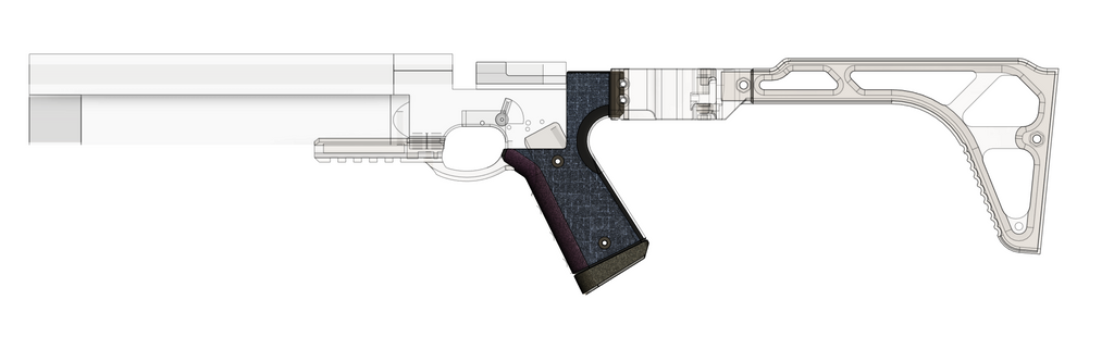 Pinty Buster PCP Rifle - Lower Receiver With Picatinny Rail