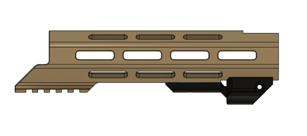 Pinty Buster AR Style Guard A with Picatinny Lock and Probe holder - Version 1.5