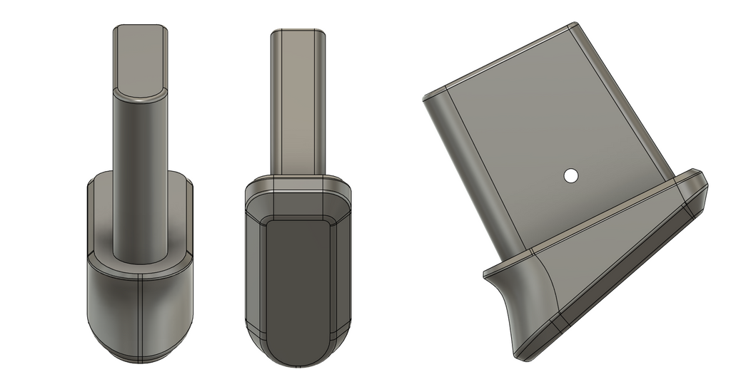 Pinty Buster PCP Rifle - Lower Receiver (Grip ) Pinky Extension