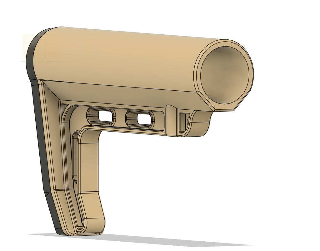 Evanix Rex Custom Buttstock with TPU (Soft) Pad