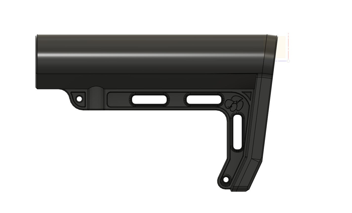 Evanix Rex Custom Buttstock with TPU (Soft) Pad – Z Axis - CNC & 3D, LLC