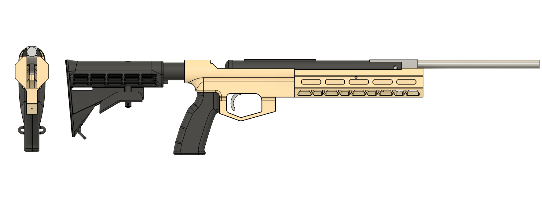 Winchester 425 Pellet Gun Tactical Chassis